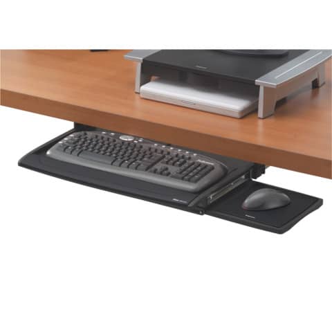 Supporto FELLOWES Deluxe Office Suites per tastiera plastica nero 7,2x61x36,5 cm - 8031201